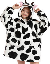 Christmas Gift for Kid, Blanket Hoodie Wearable Blanket Kids Toddler Oversized W