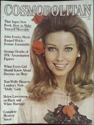 Cosmopolitan Magazine February 1967 John Fowles Meets Raquel Welch!