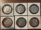 Six 1964 Kennedy Half  P c