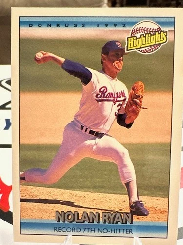 Nolan Ryan 1992 Donruss Highlights #154! 2 Card Min! See Desc!