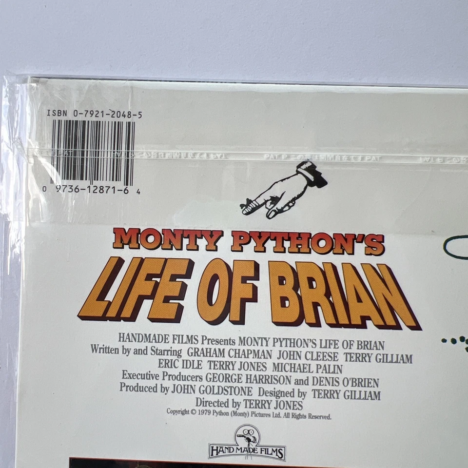 Monty Python’s Life of Brian LaserDisc Vintage 1990 Brand New, Factory Sealed! - Image 4 of 4
