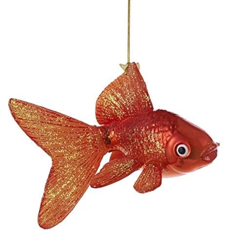 Noble Gems Goldfish Glass Ornament - Thumbnail 2