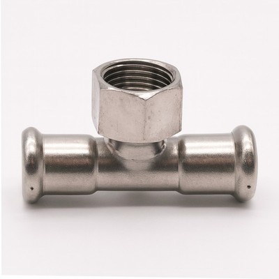 Westco 76 x 76 x 3/4'' SS Pressfitting T-Stück C x C x FI für Wasser