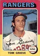 1975 TOPPS TOM GRIEVE TEXAS RANGERS #234 EX