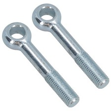 M12 70mm Eye Bolt Single Bolt Zinc Plated Threaded Rings DIN444 Catenary Wire
