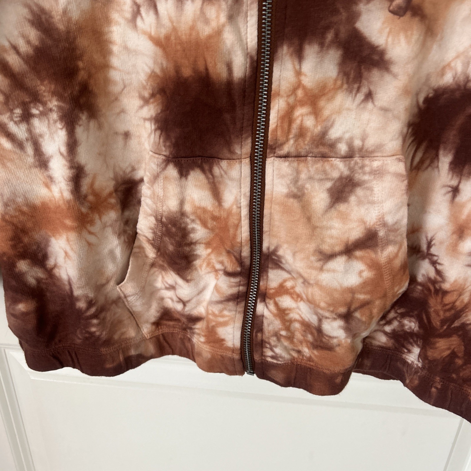 Sundown by Splendid Full Zip  Drawstring Hoodie S… - image 3