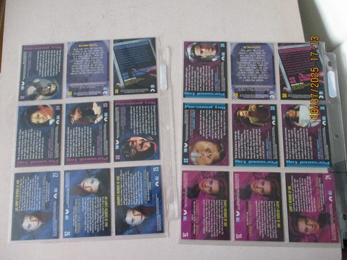Star Trek Deep Space Nine Profiles 1997 Complete 82 Base Set + Quarks Bar chase - Picture 5 of 13