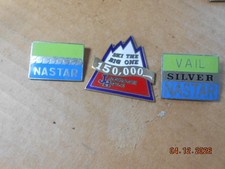 VTG JACKSON HOLE 150,000 SKI THE BIG ONE NASTAR SILVER VAIL PINBACKS