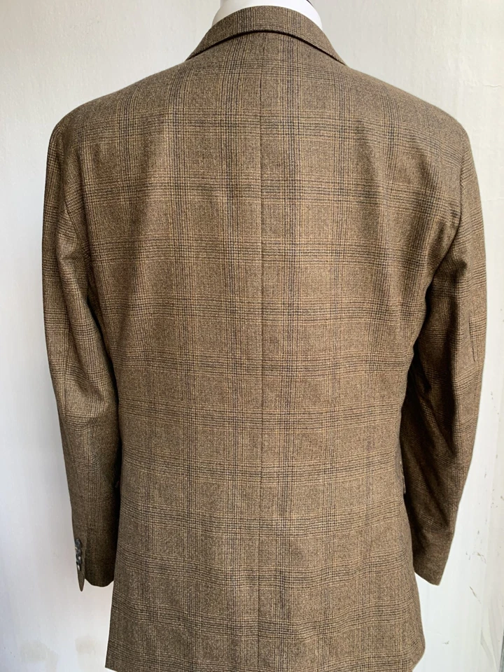 ⭐️ PAUL STUART ITALY  WOOL JACKET  SPORT COAT  42 / 52  LONG   ⭐️ - Image 4 of 4