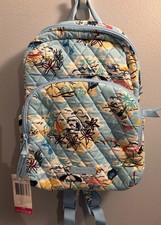 Vera Bradley Beach Treasures Pattern Essential Compact Backpack