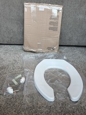 BEMIS 955CT Commercial Round Open Front Plastic Toilet Seat Heavy Duty White