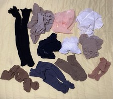 Vintage Hosiery Pantyhose  Nylon Stockings Cutter Lot Of 11 Sizes M-XL