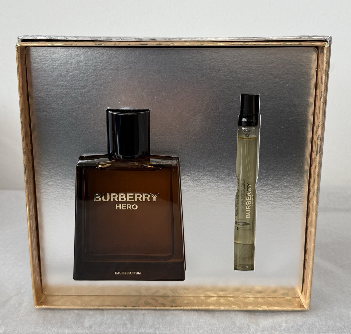 BURBERRY HERO by Burberry | Men's Gift Set 2 Pc: 3.3+0.33 Oz. Eau