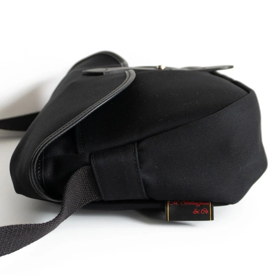 Billingham Wickham 小号相机包黑色皮革信使肩未使用 — 第 3/4 张图片