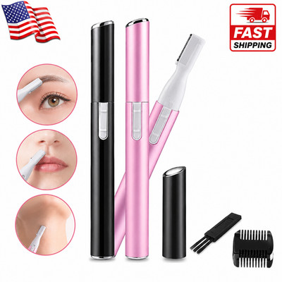 Electric Eyebrow Trimmer Shaver Razor Facial Hair Remover Eyebrow Women Ladies