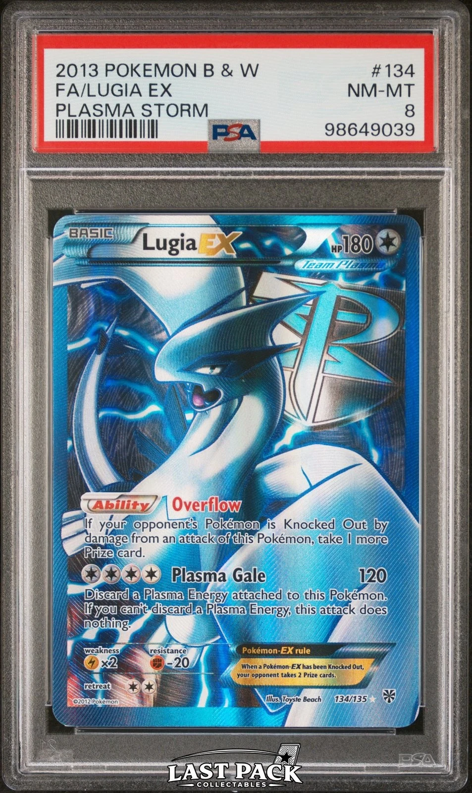 Lugia-EX - Plasma Storm #134 Price & Value ($1344.25) | PokeScope
