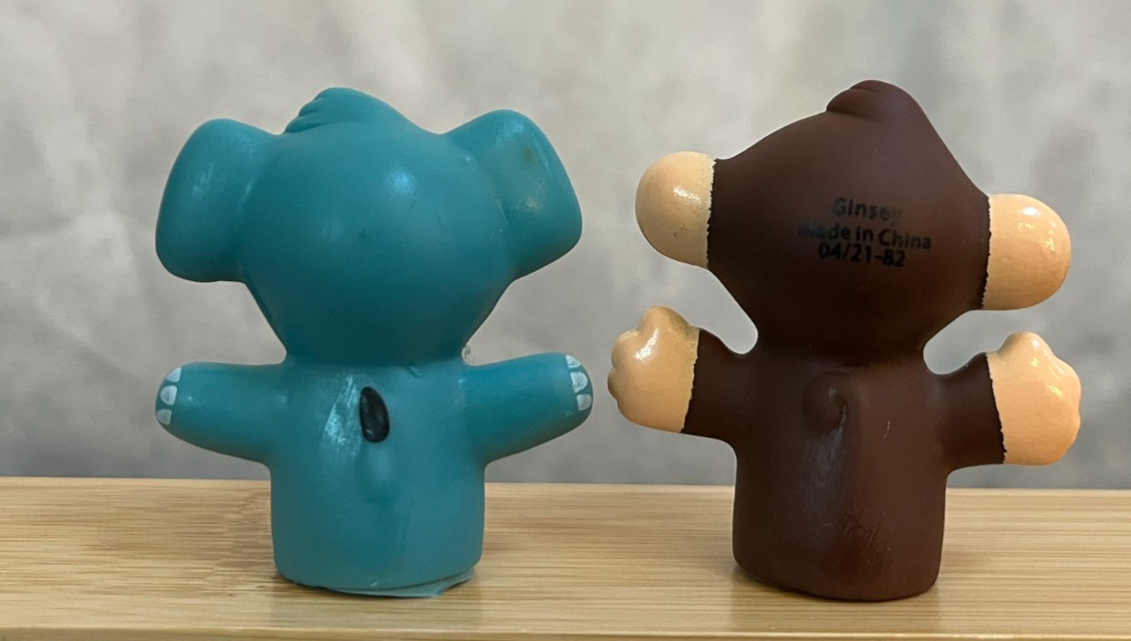 20 Finger Puppets Bath Toys Mixed Lot KMUYL, Kiddie Play, Playtex Etc.