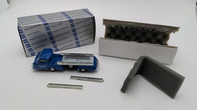Conrad 1034 1:43 Scale Mercedes Benz 1955 Race Car Renn Transporter W/2 Ramps