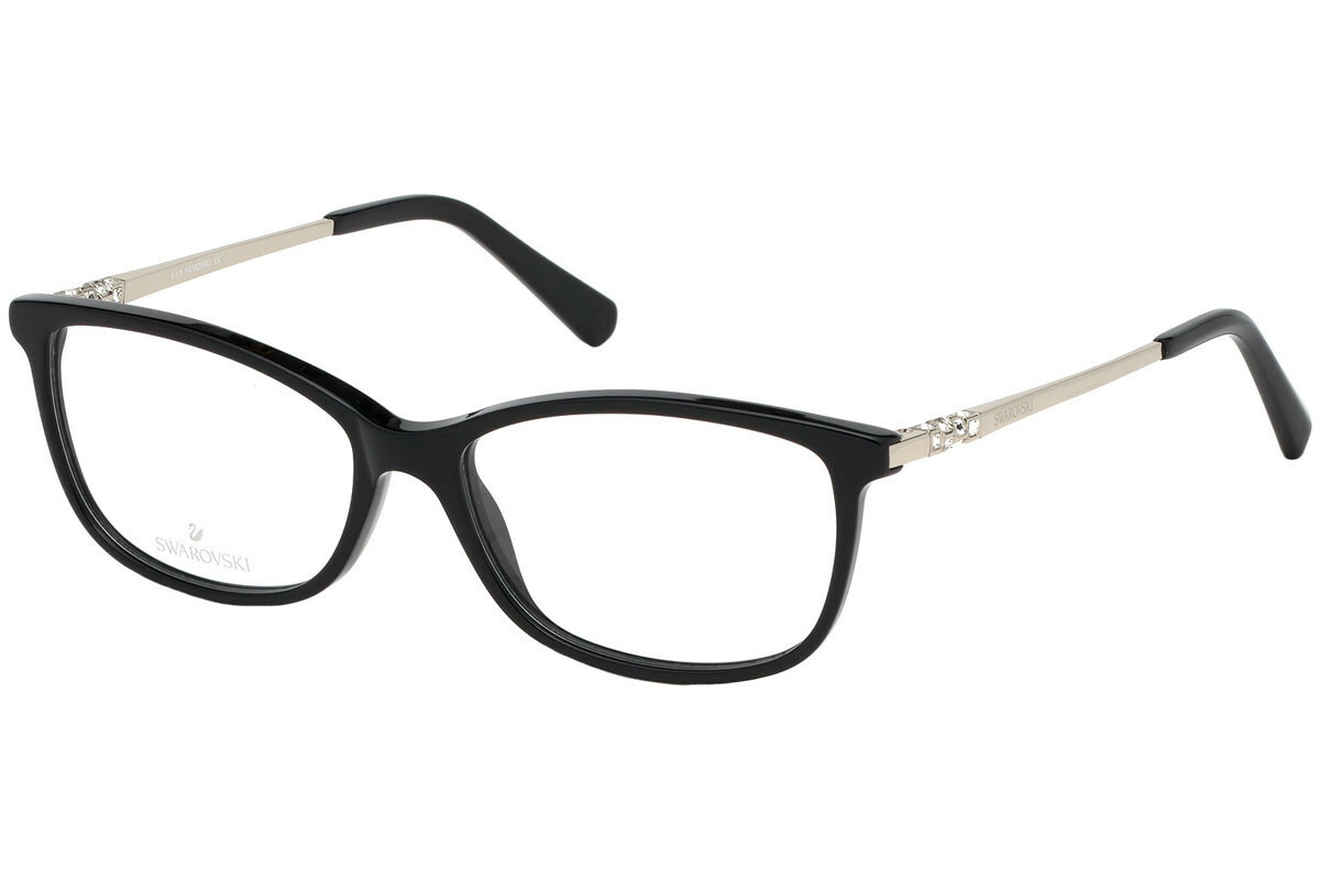 Swarovski SK5285 001 Eyeglasses Frames Only Black Crystal 54-15 140‎ w Case Swarovski SK2055 black frame main image 4