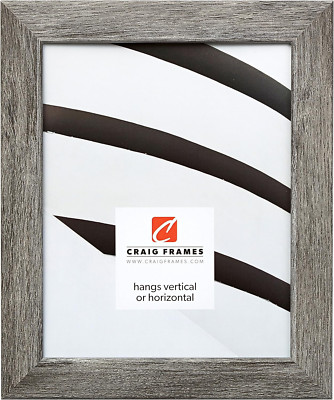 Craig Frames 26030 8 by 10-Inch Picture Frame, Smooth Grain Finish, 1.26-Inch Wi