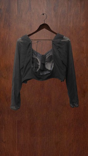 Full Sleeves Boutique Blouse in Black - Picture 2 of 6