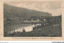 ALFP1-0077-55 - Campo De Guerra Occidental - Puente De Maas Volado Cerca De SIV