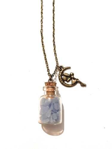 Peter Pan Collana Trilly Fluorescente Fatina Trilli Disney Metallo Nichel Free - 第 1/2 張圖片