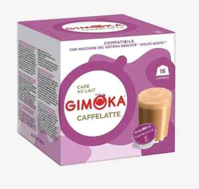 GIMOKA Caffelatte Dolce Gusto Capsules BOX 16 pods