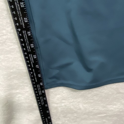 Halara Flex NEW Large High Waisted Back Side Pocket Slight Flare Work Pants Teal - Picture 9 of 16
