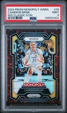 Cameron Brink 2024 Panini WNBA Prizm Monopoly "Red Classic" Rookie #39 - PSA 9
