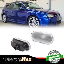 Clear Side Marker Turn Signal Light For 1999-04 Vw Jettamk4 Golfb5b5.5 Passat