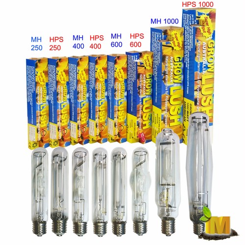 Hydroponics Grow Light HPS 250 - 1000w Lamps Growlush Brand High Pressure Sodium - Picture 3 of 8