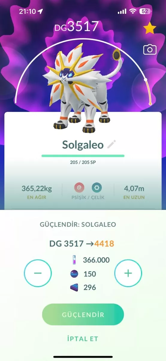 Solgaleo 50 LEVEL - 3rd Attack ! - Pokémon Go