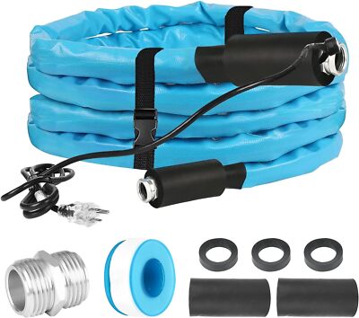 HDWS 25ft 5/8'' Heated Drinking Water Hose for RV -40°F ~ Self Regulating *5028MI