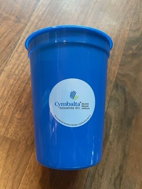 10 Vintage Drug Rep Plastic Cups Cymbalta Blue Pharmaceutical ...