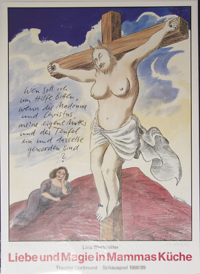 Friedrich Waechter, Konvolut 4 x Theaterplakate ,handsigniert, limitiert,  