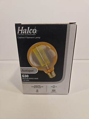 HALCO ANTIQUE G30 #20004 120v MEDIUM BASE 