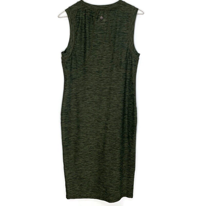 Prana Womens Heathered Forest Green Pullover Stretch Sleeveless Vertex Dress M Prana Womens Heathered Forest Green Pullover Stretch Sleeveless Vertex Dress M