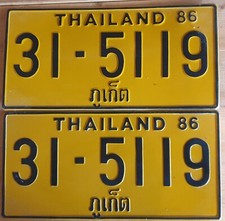 1 Thailand TUK TUK license