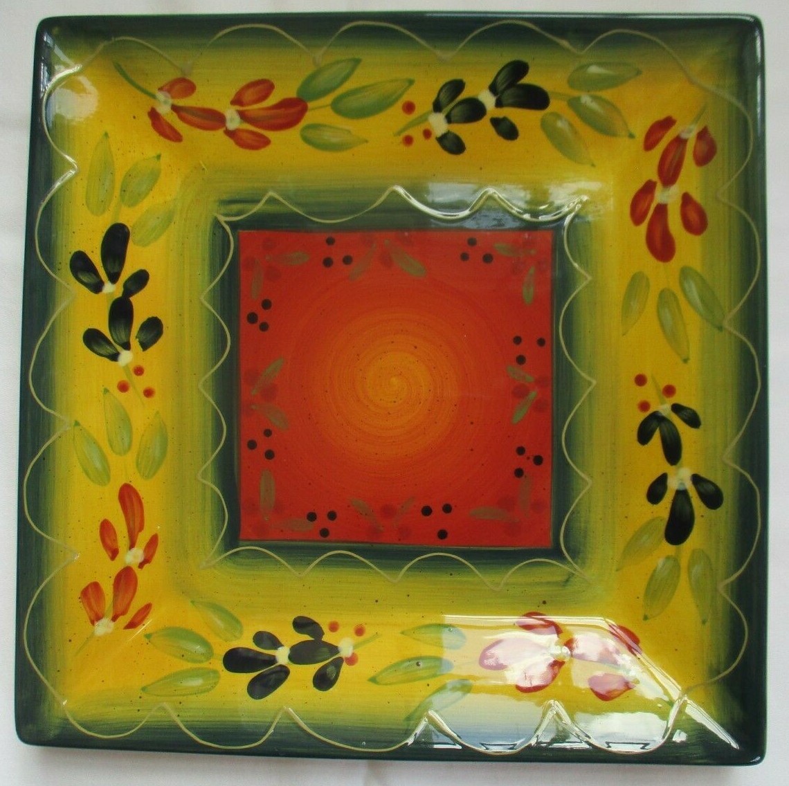 TABLETOPS GALLERY LA PROVINCE SQUARE DINNER PLATE SET OF 3 eBay