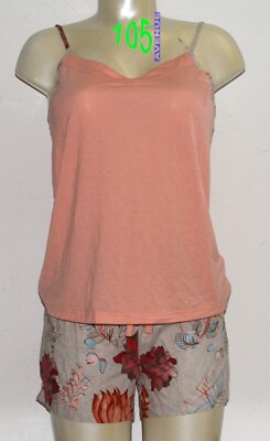 New Pyjashort Set Camisole Shorts + Cherie Line Ringella + Fr 42 Or 44