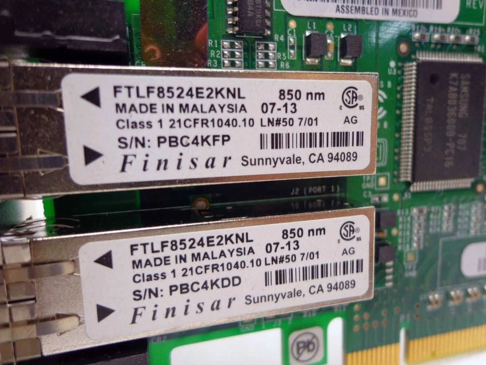 Dell Qlogic QLE2462-DELL PX2510401-54 Dual-Port 4Gb/s Fibre PCIe HBA Card - Image 3 of 4