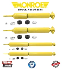 Monroe Gas Magnum Front & Rear Shock Absorbers Full Set of 4 For Ford F-150 RWD