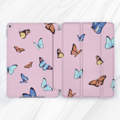 Pink Cute Butterfly Aesthetic Case For iPad 10.2 Air 5 11 13 Pro 13 11 12.9 10.9
