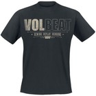 Volbeat T-Shirt Herren Distressed Logo schwarz Band-Merch, Bands, Nachhaltigkeit