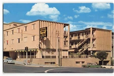 Postcard 1967 Broadway Manor Motel Triple AAA Advertising Unposted VTG VPC02.