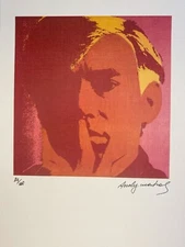 ANDY WARHOL COA Vintage Original Art Print Poster Lithograph Signed Limited 