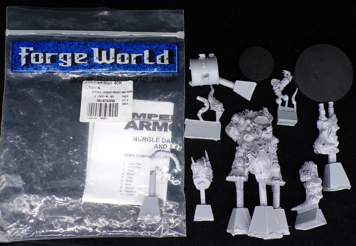 Forge World NURGLE DAEMON PRINCE & HERALD - New Death Guard