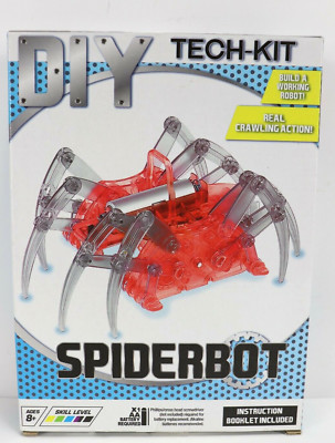NEW DIY Tech Kit ROBOT SPIDER - Build a Working Robot - Real Crawling Action