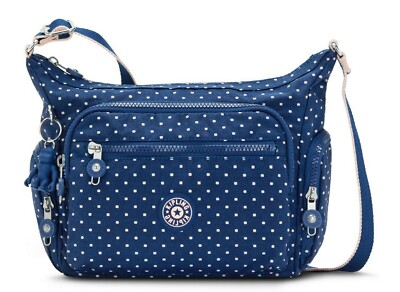 Kipling GABBIE S Umhängetasche mit Telefonfach - weicher Punkt blau